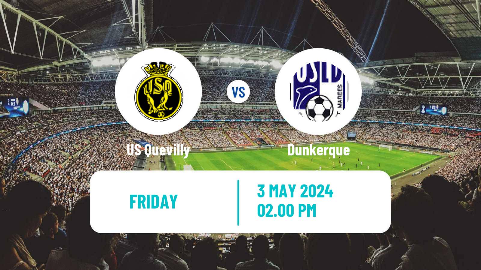 Soccer French Ligue 2 Quevilly - Dunkerque