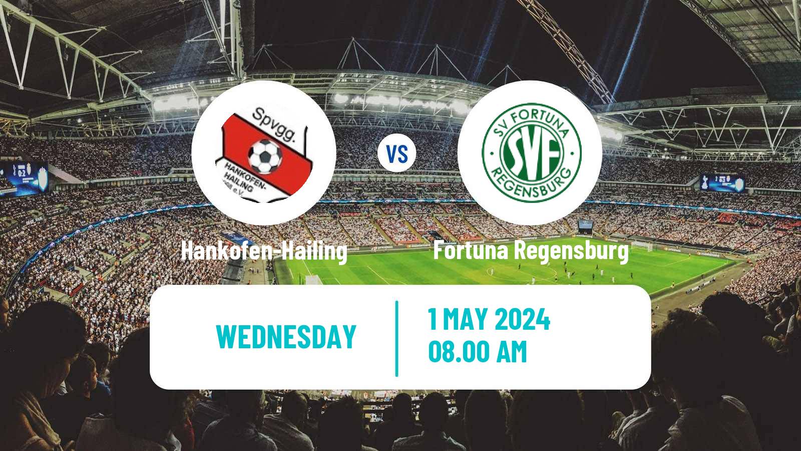 Soccer German Oberliga Bayern Nord Hankofen-Hailing - Fortuna Regensburg