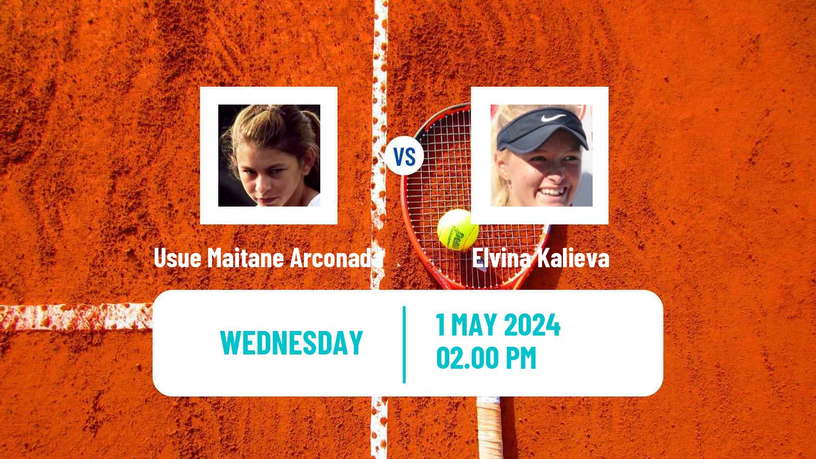 Tennis ITF W100 Bonita Springs Fl Women Usue Maitane Arconada - Elvina Kalieva