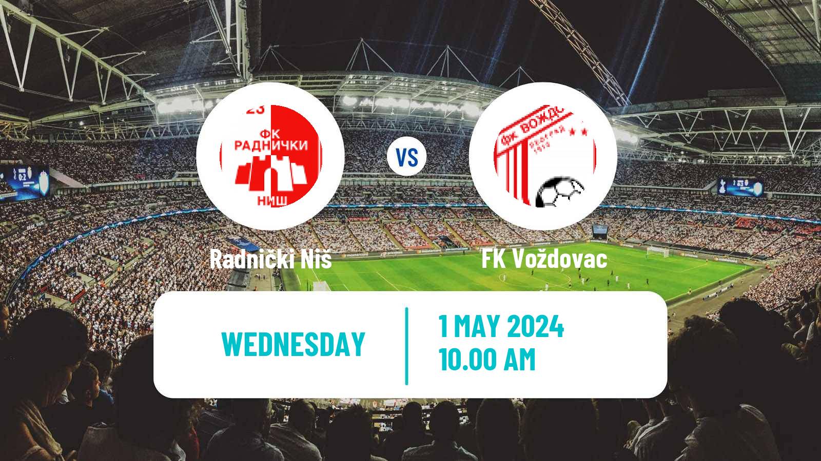 Soccer Serbian Superliga Radnički Niš - Voždovac