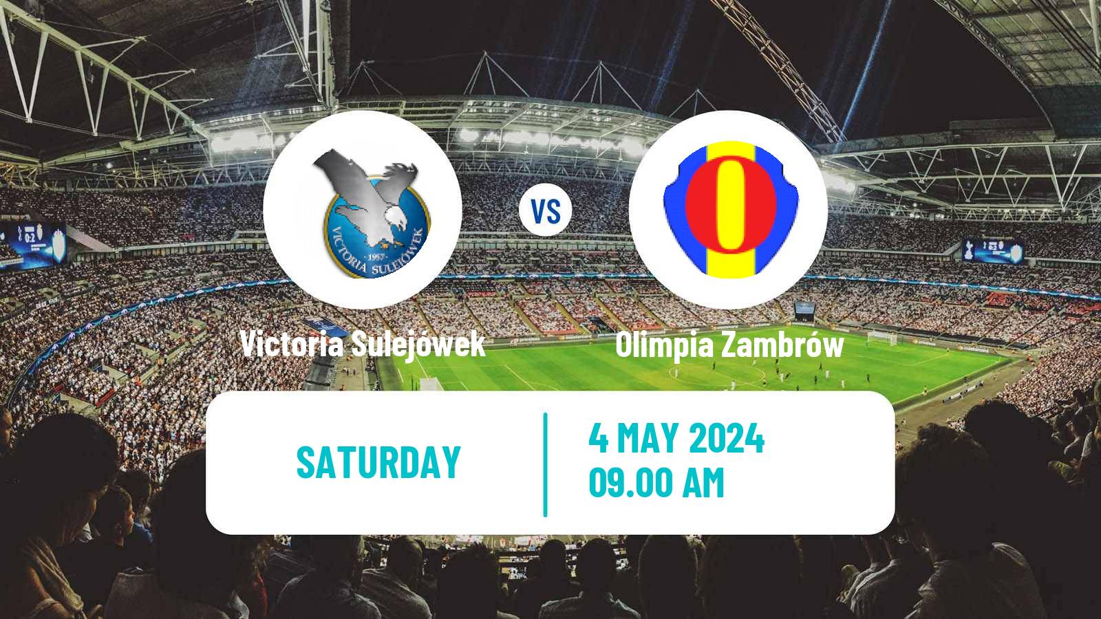 Football Polish Division 3 - Group I Victoria Sulejówek - Olimpia Zambrów