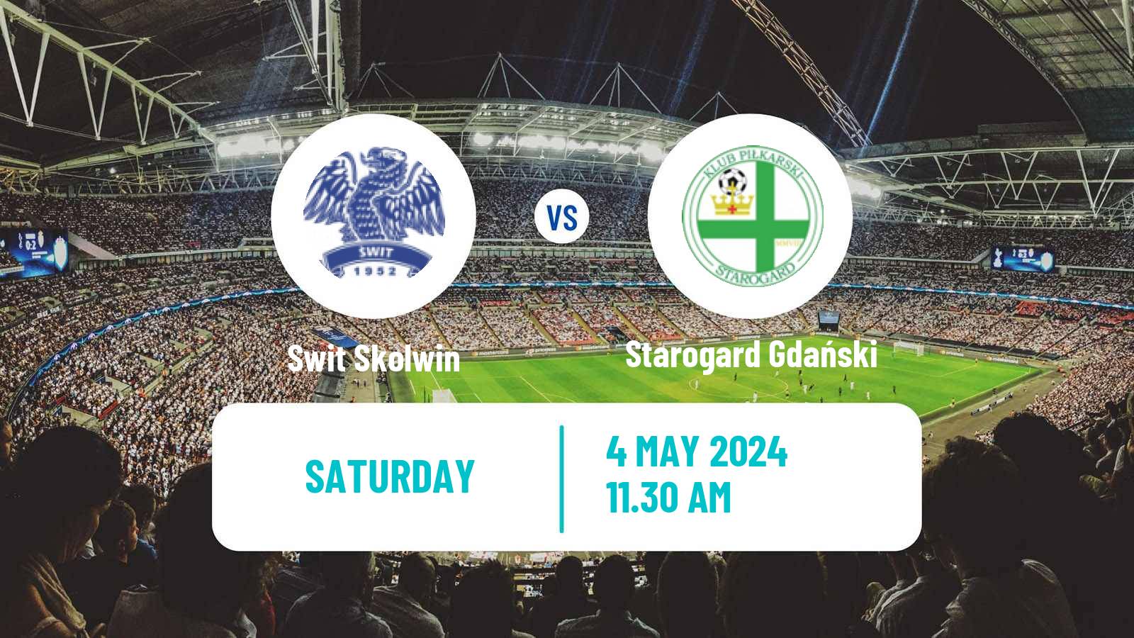 Soccer Polish Division 3 - Group II Swit Skolwin - Starogard Gdański