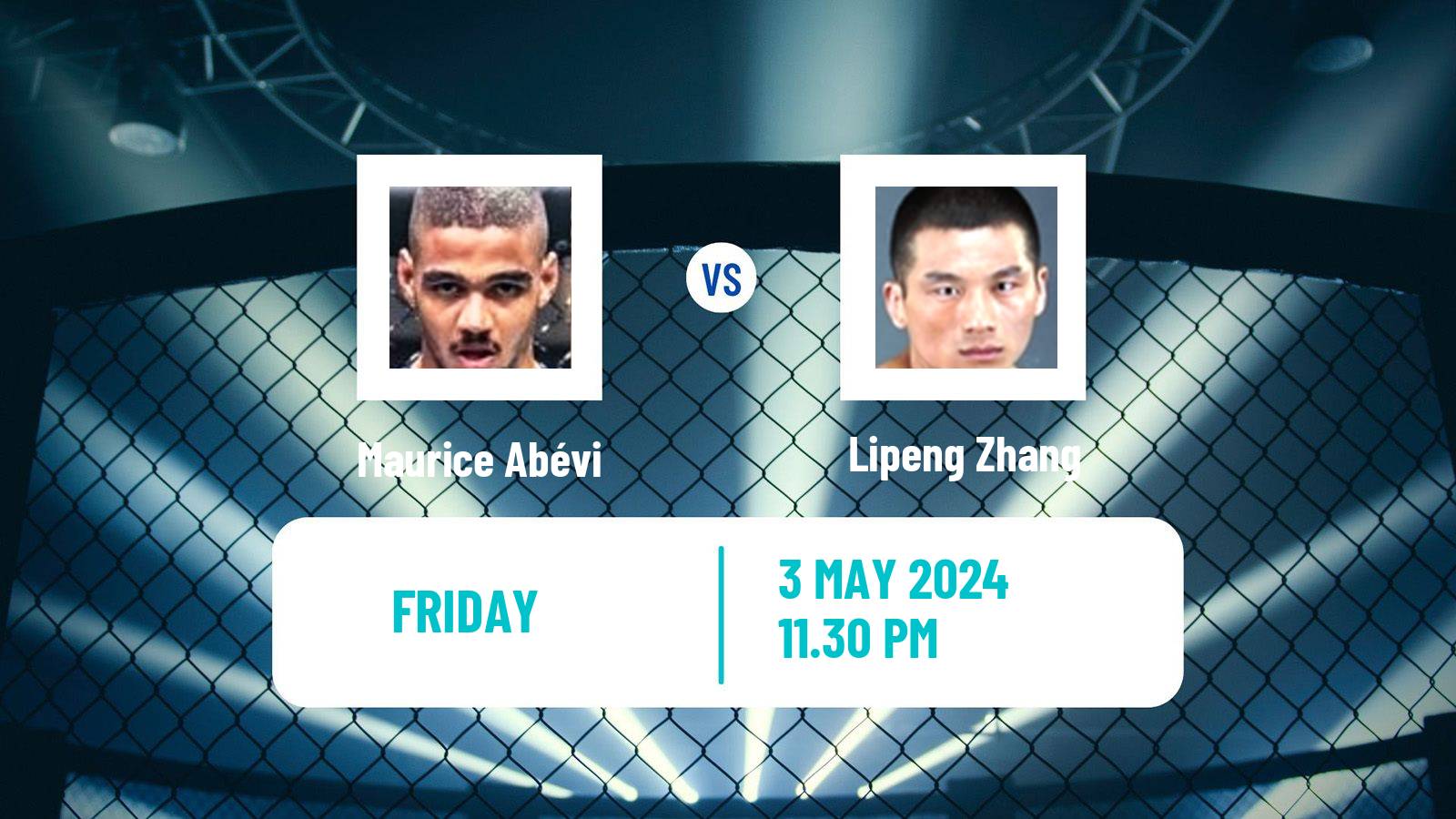 MMA Lightweight One Championship Men Maurice Abévi - Lipeng Zhang