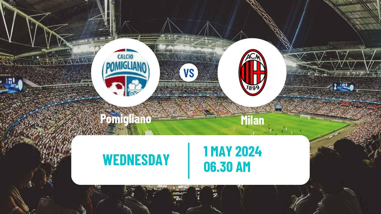 Soccer Italian Serie A Women Pomigliano - Milan