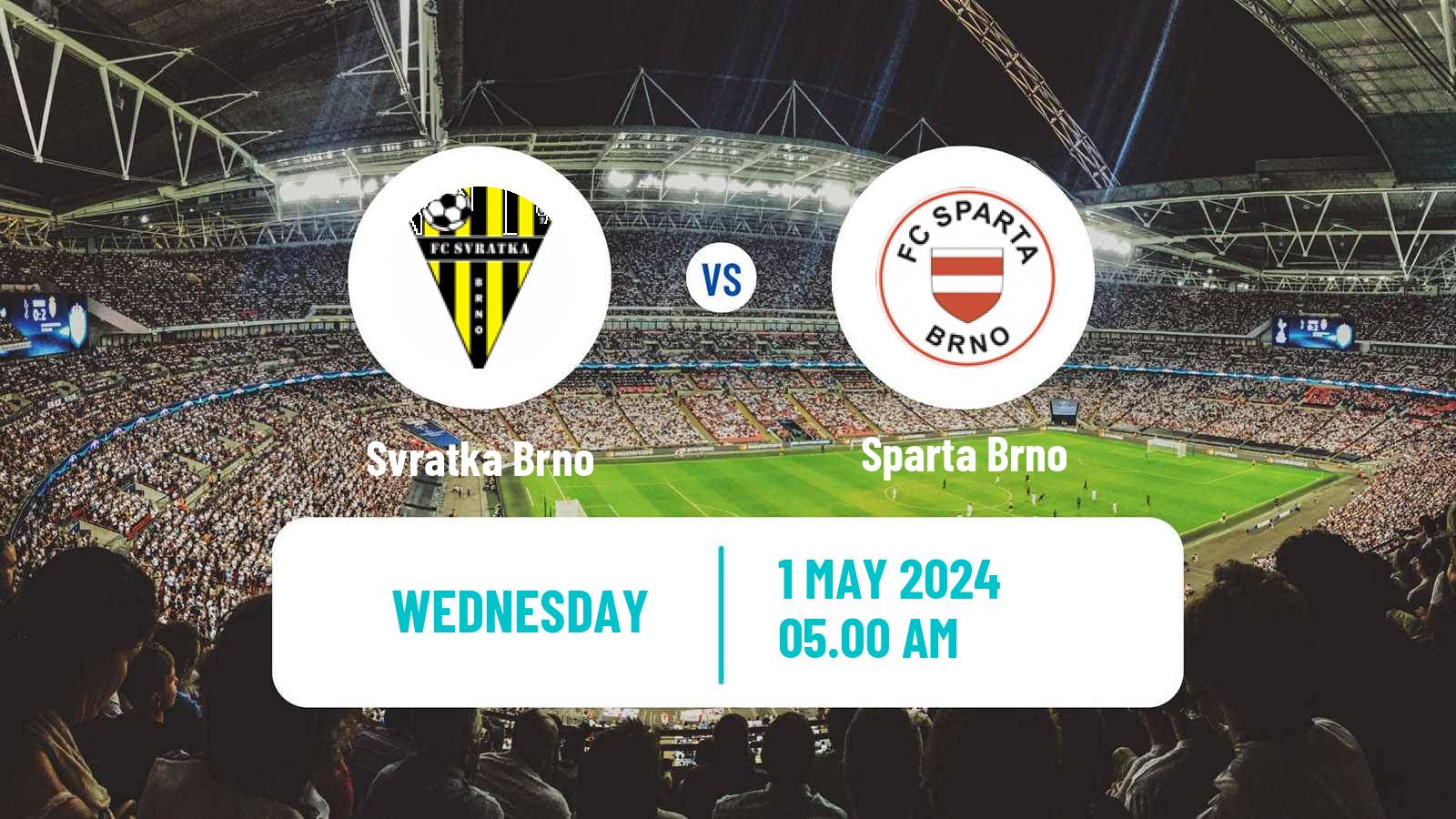 Soccer Czech Jihomoravsky KP Svratka Brno - Sparta Brno