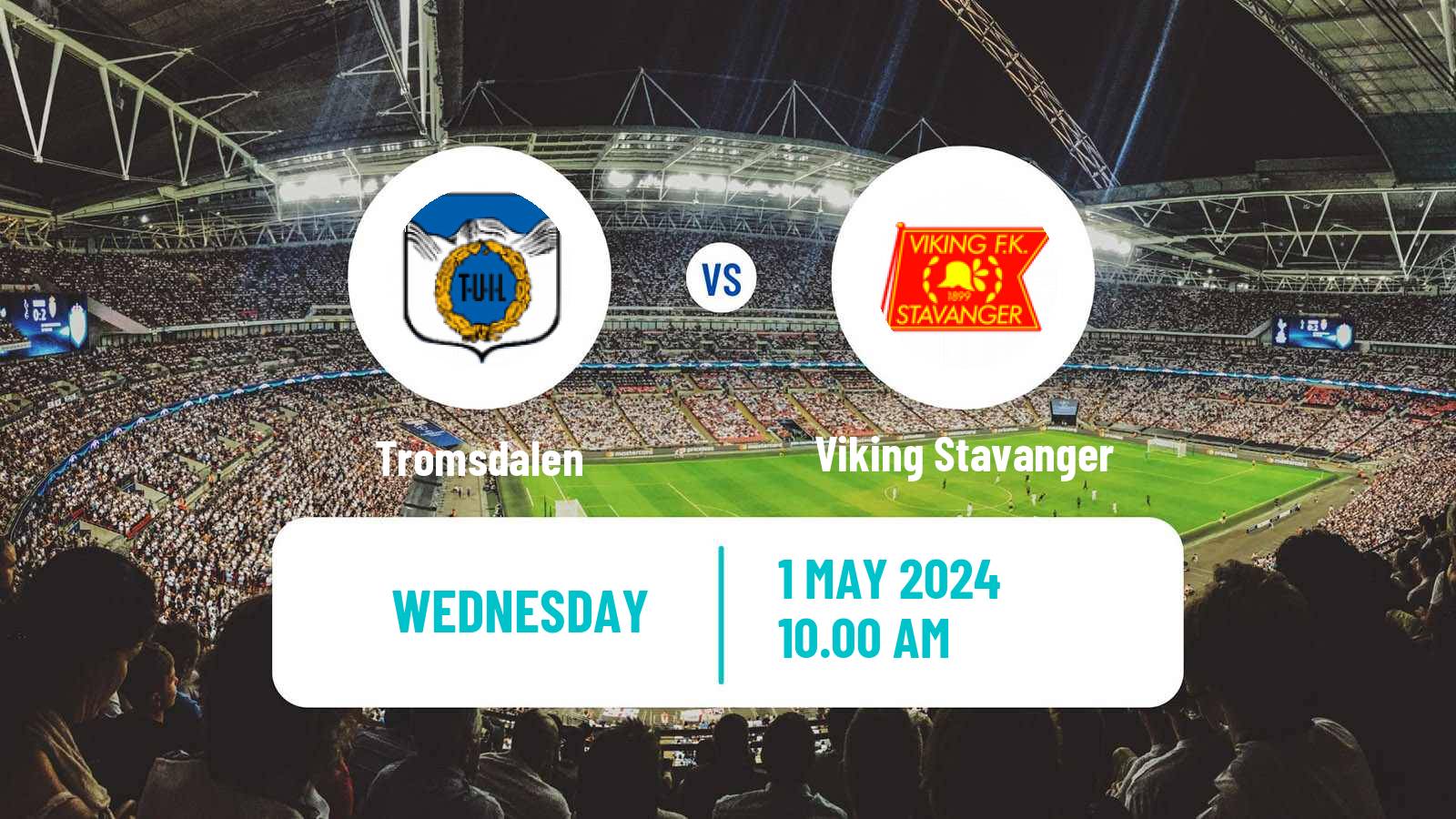 Soccer Norwegian NM Cup Tromsdalen - Viking Stavanger