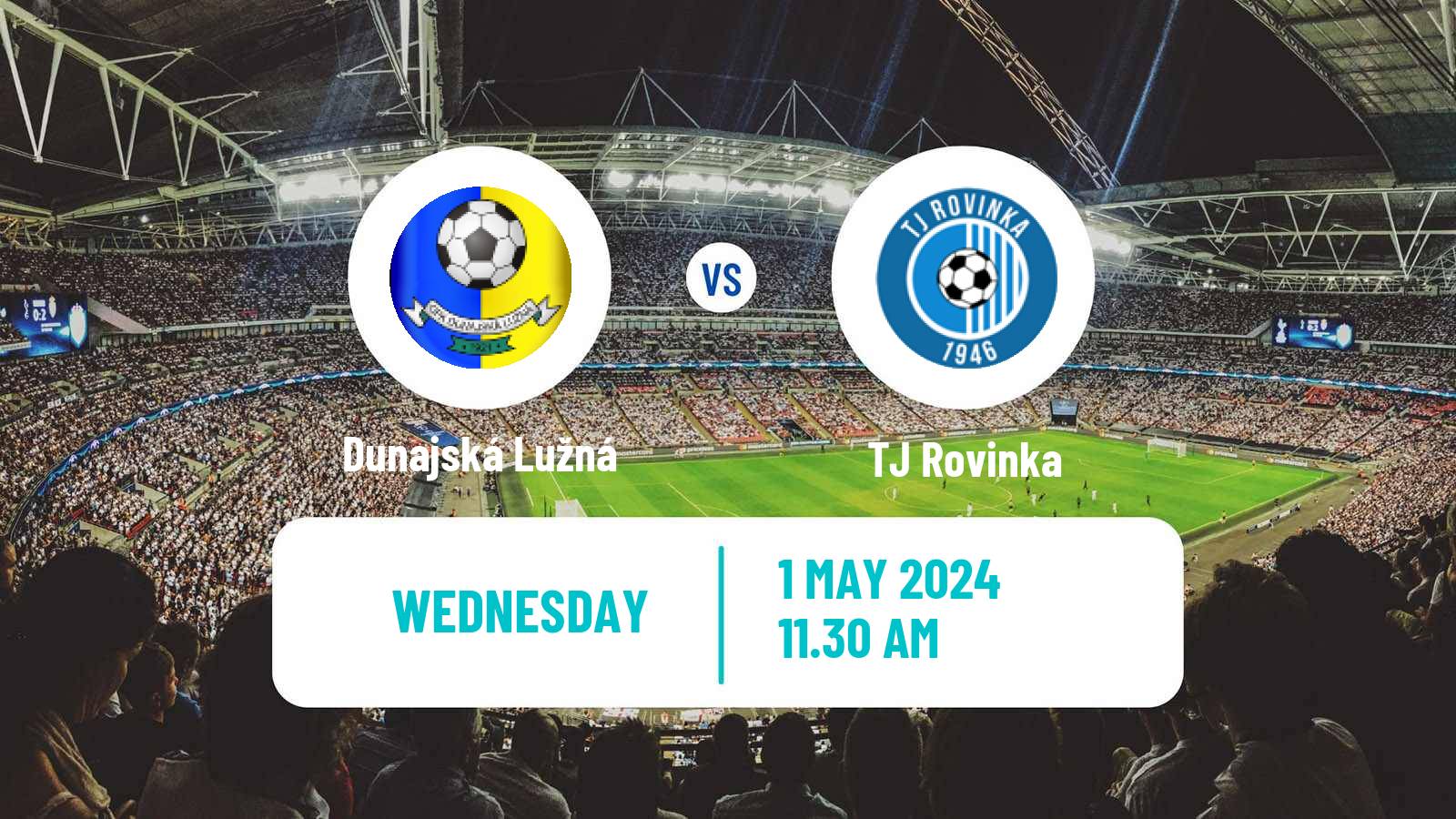 Soccer Slovak 4 Liga Bratislava Dunajská Lužná - Rovinka