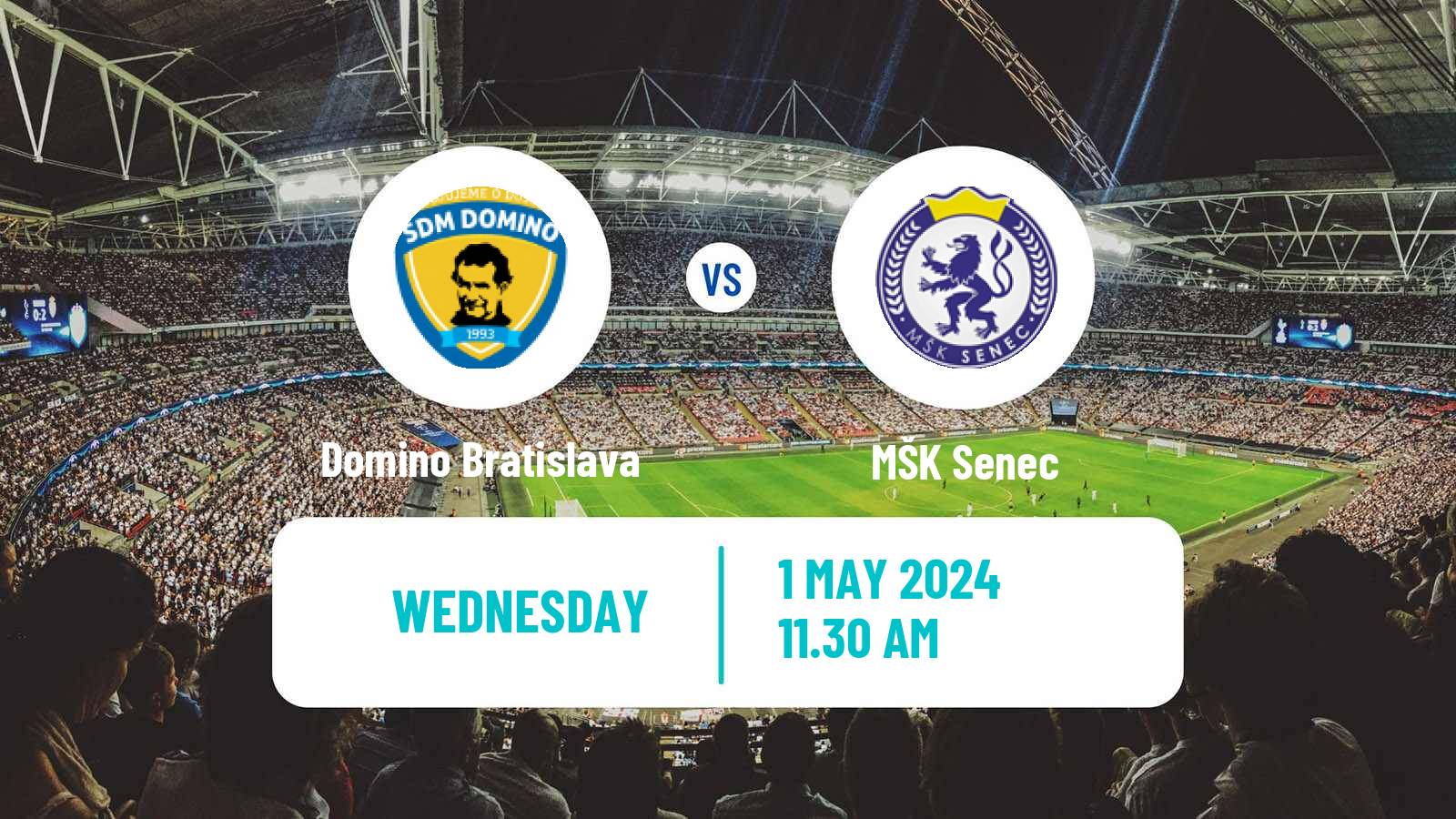 Soccer Slovak 4 Liga Bratislava Domino Bratislava - MŠK Senec