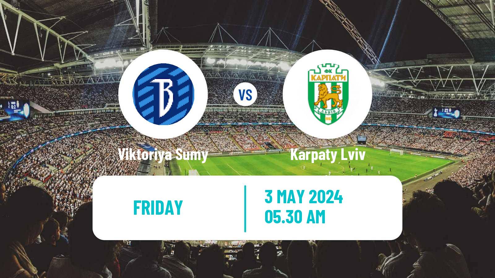 Football Ukrainian Persha Liga Viktoriya Sumy - Karpaty Lviv
