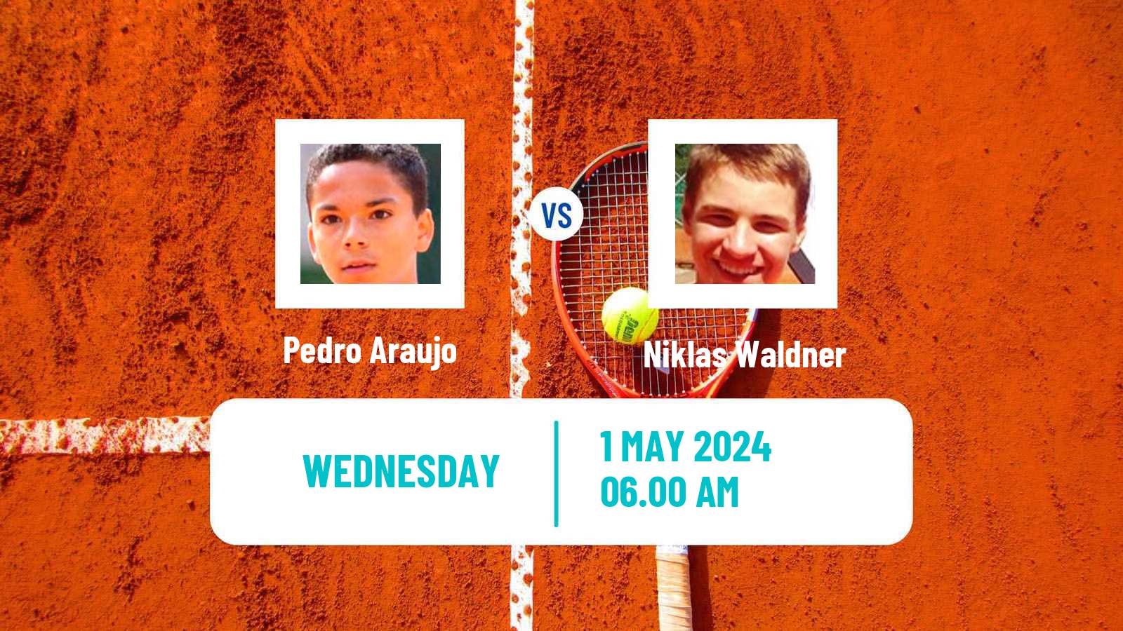 Tennis ITF M15 Monastir 18 Men Pedro Araujo - Niklas Waldner