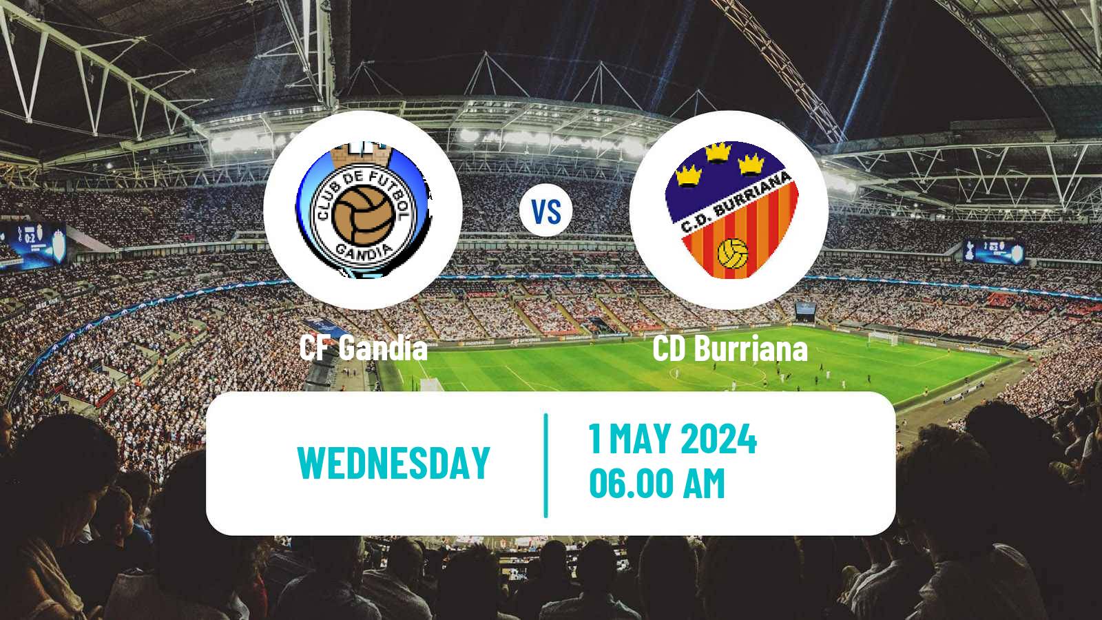 Soccer Spanish Tercera RFEF - Group 6 Gandía - Burriana