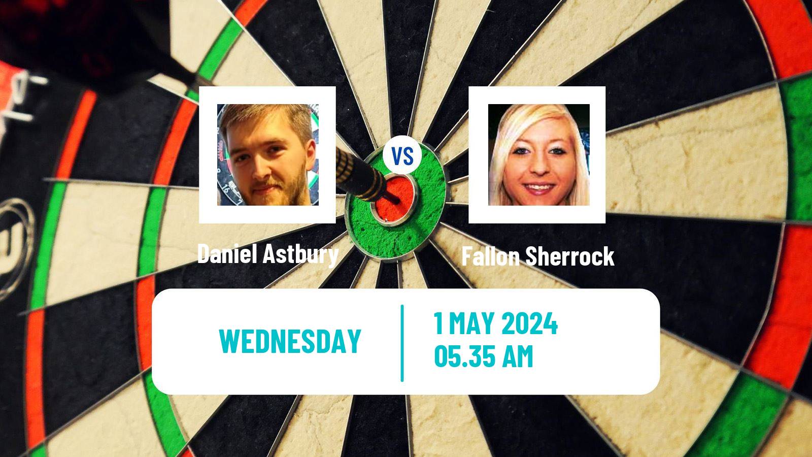 Darts Modus Super Series Daniel Astbury - Fallon Sherrock