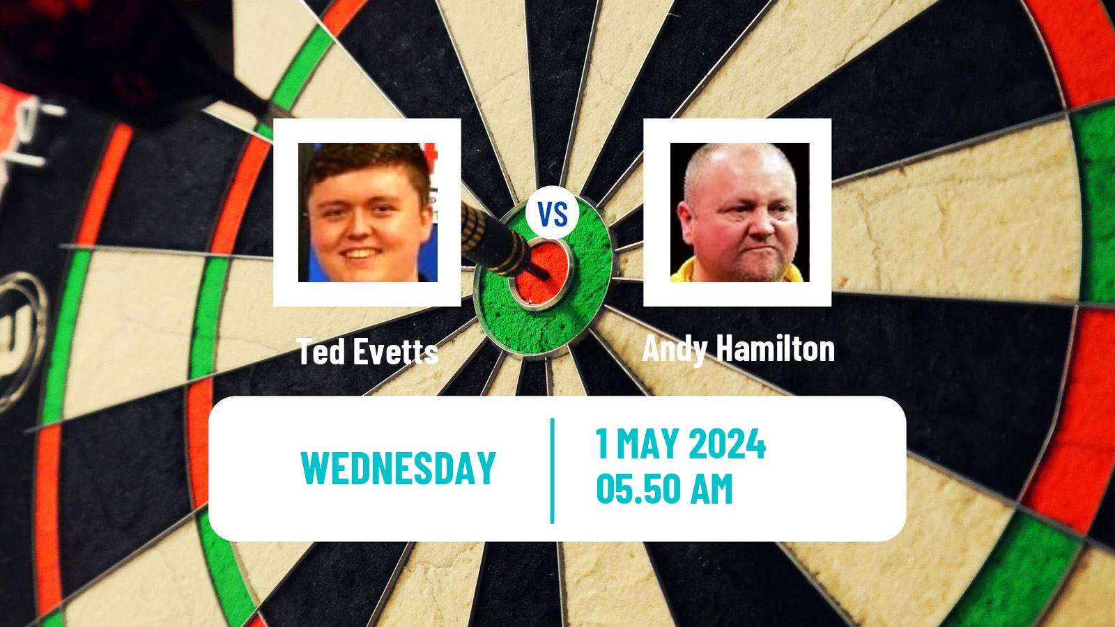 Darts Modus Super Series Ted Evetts - Andy Hamilton