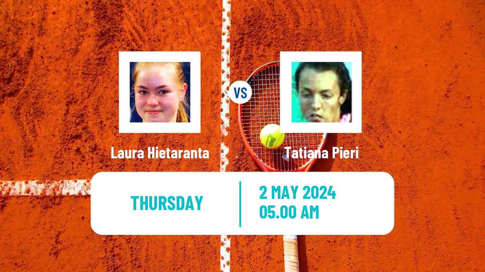 Tennis ITF W35 Santa Margherita Di Pula 6 Women Laura Hietaranta - Tatiana Pieri