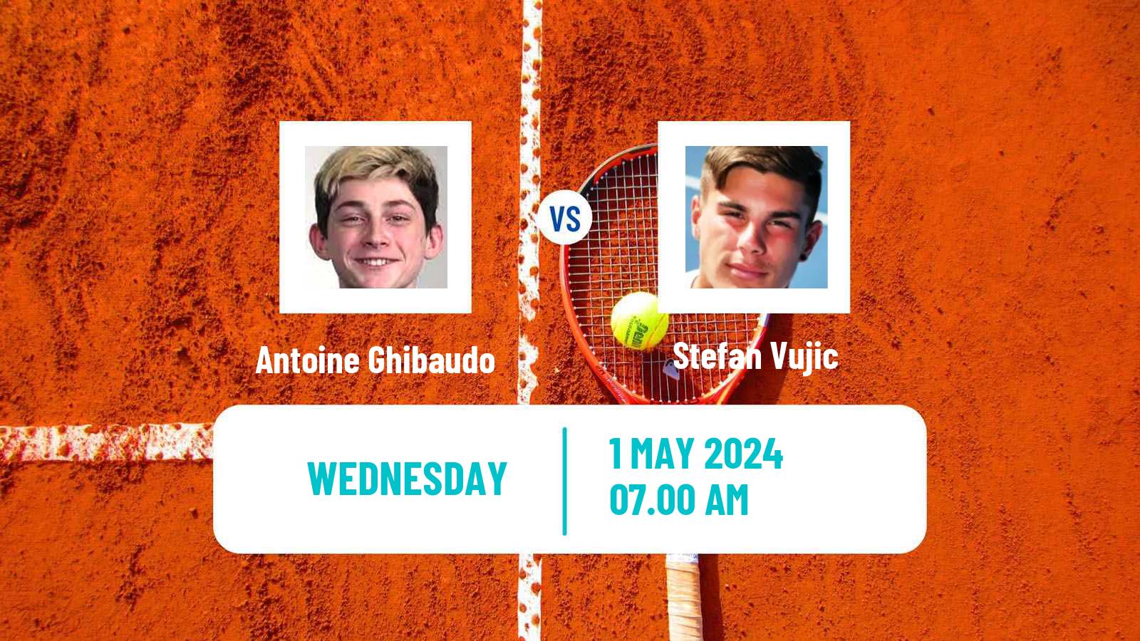 Tennis ITF M15 Kursumlijska Banja 10 Men Antoine Ghibaudo - Stefan Vujic