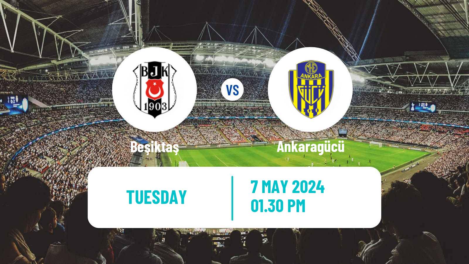 Soccer Turkish Cup Beşiktaş - Ankaragücü