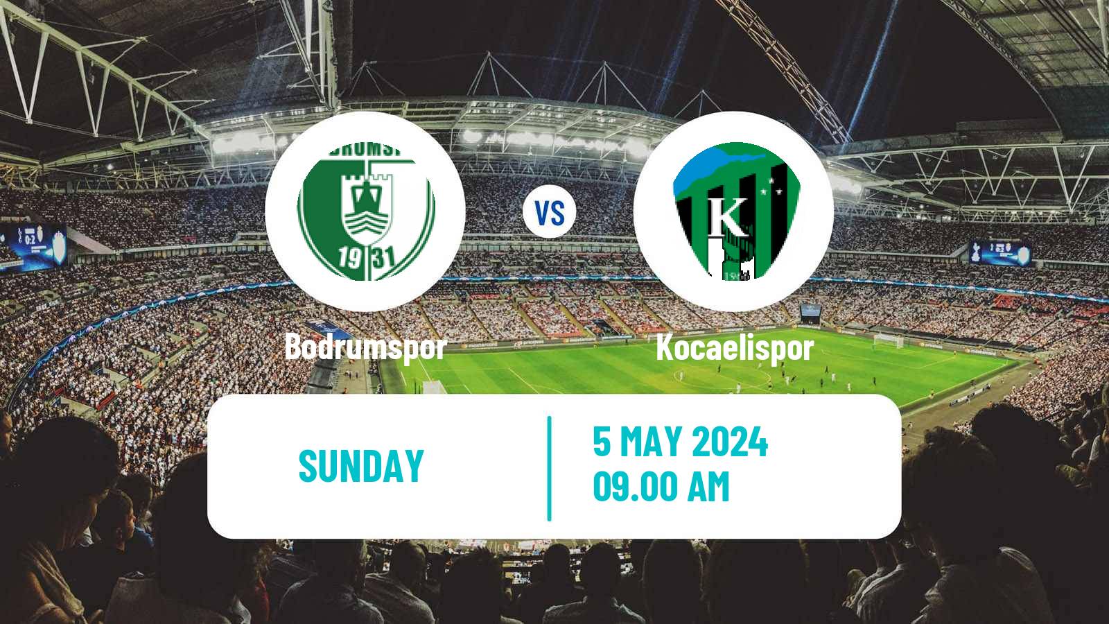 Soccer Turkish First League Bodrumspor - Kocaelispor