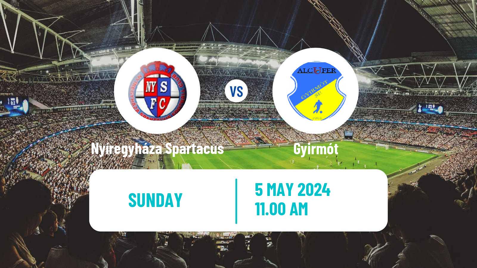 Soccer Hungarian NB II Nyíregyháza Spartacus - Gyirmót