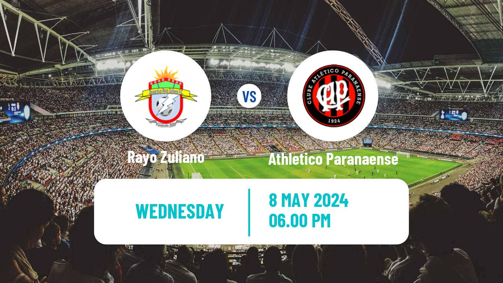 Soccer Copa Sudamericana Rayo Zuliano - Athletico Paranaense