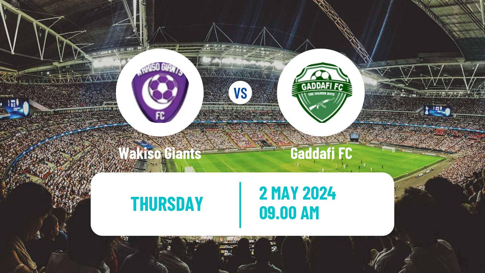 Soccer Ugandan Super League Wakiso Giants - Gaddafi