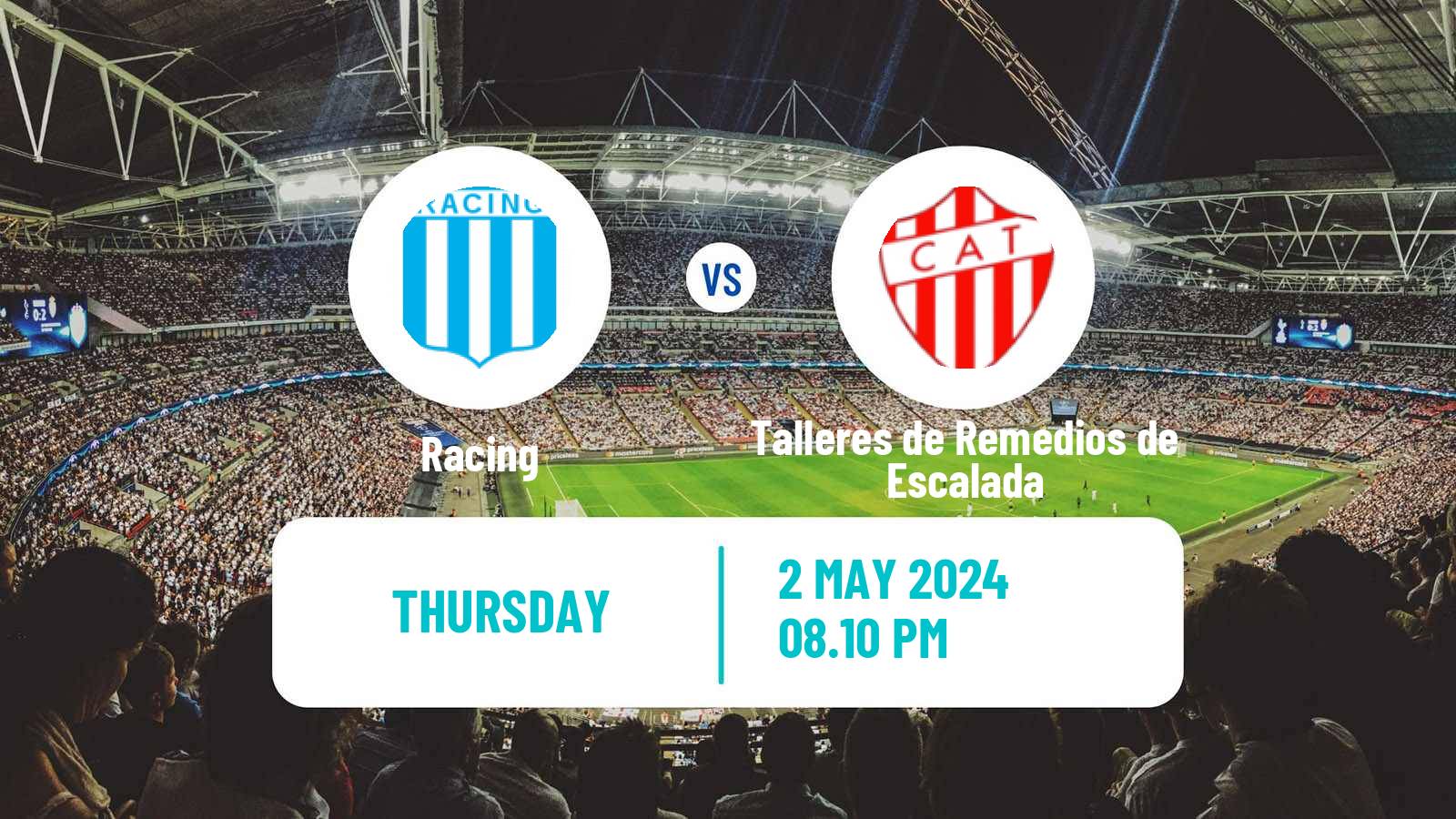 Soccer Copa Argentina Racing - Talleres de Remedios de Escalada