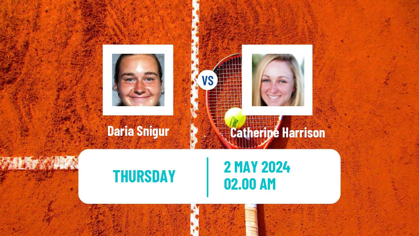 Tennis ITF W50 Lopota 2 Women Daria Snigur - Catherine Harrison