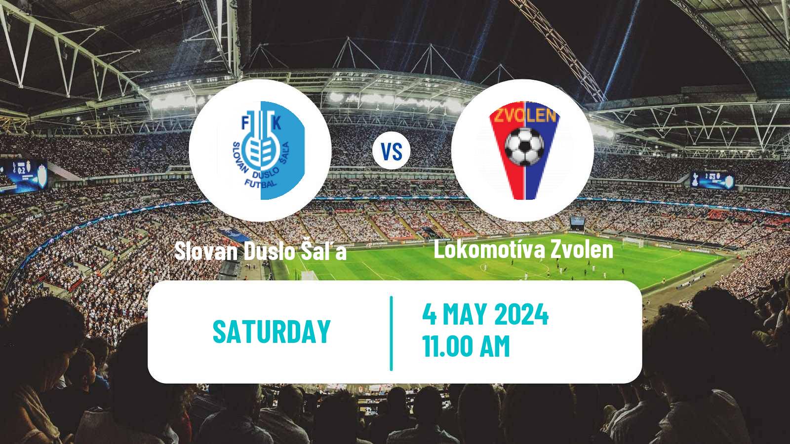 Soccer Slovak 3 Liga West Slovan Duslo Šaľa - Zvolen