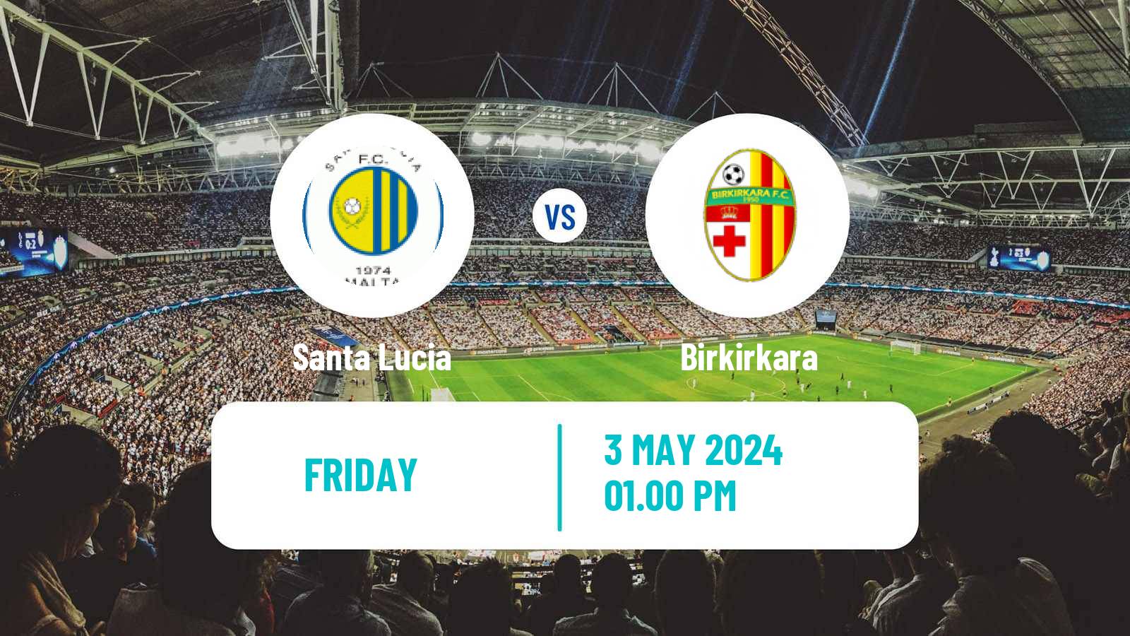 Soccer Maltese Premier League Santa Lucia - Birkirkara