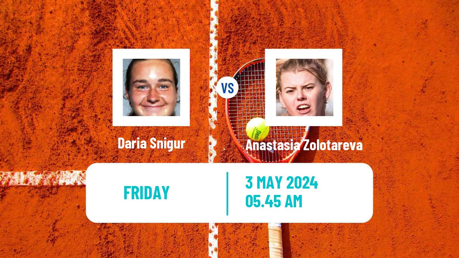 Tennis ITF W50 Lopota 2 Women Daria Snigur - Anastasia Zolotareva
