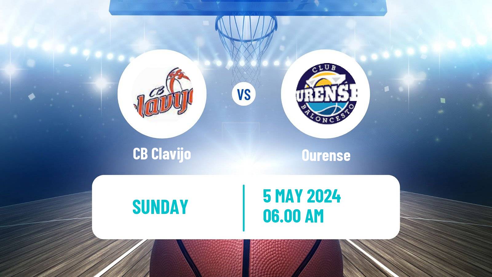 Basketball Spanish LEB Oro Clavijo - Ourense