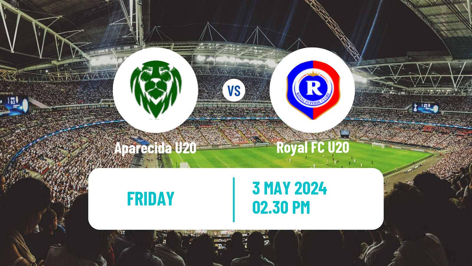 Soccer Brazilian Goiano U20 Aparecida U20 - Royal U20