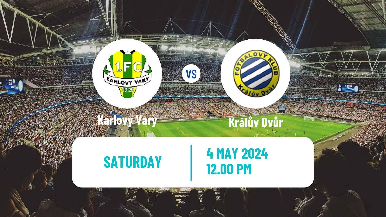 Soccer Czech CFL Group A Slavia Karlovy Vary - Králův Dvůr