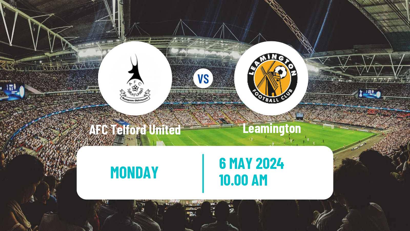 Soccer English Southern League Central Division AFC Telford United - Leamington