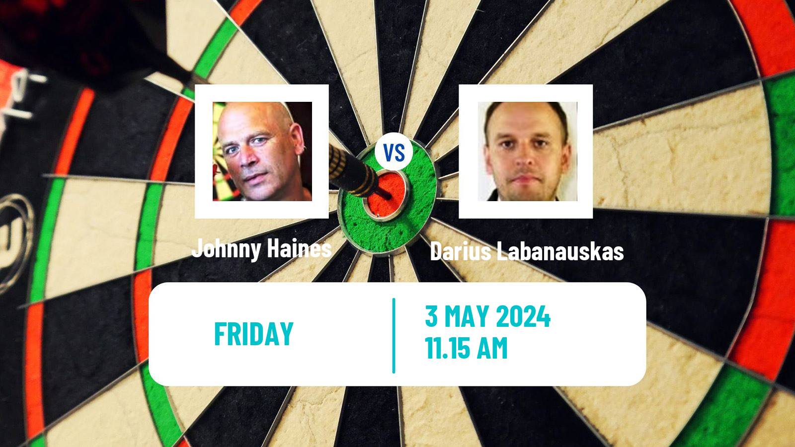 Darts Modus Super Series Johnny Haines - Darius Labanauskas