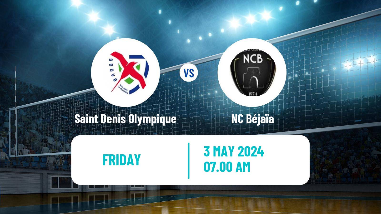 Volleyball African Club Championship Volleyball Women Saint Denis Olympique - NC Béjaïa