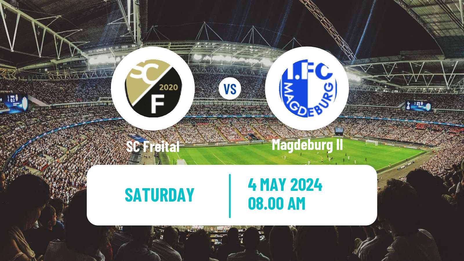 Soccer German Oberliga NOFV- Süd Freital - Magdeburg II