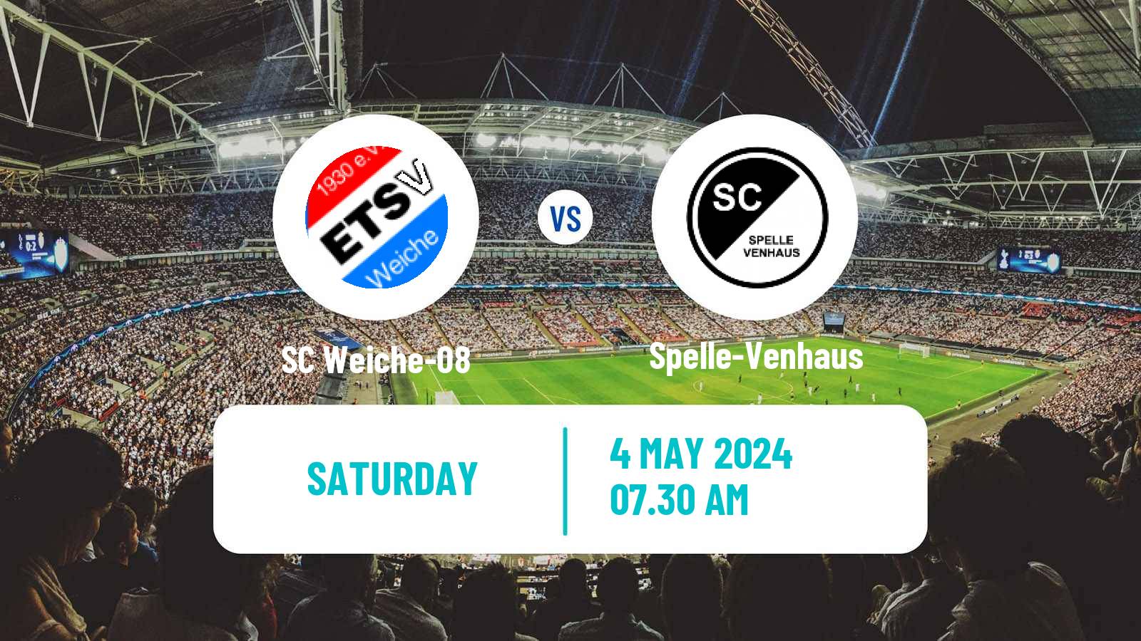 Soccer German Regionalliga North SC Weiche-08 - Spelle-Venhaus