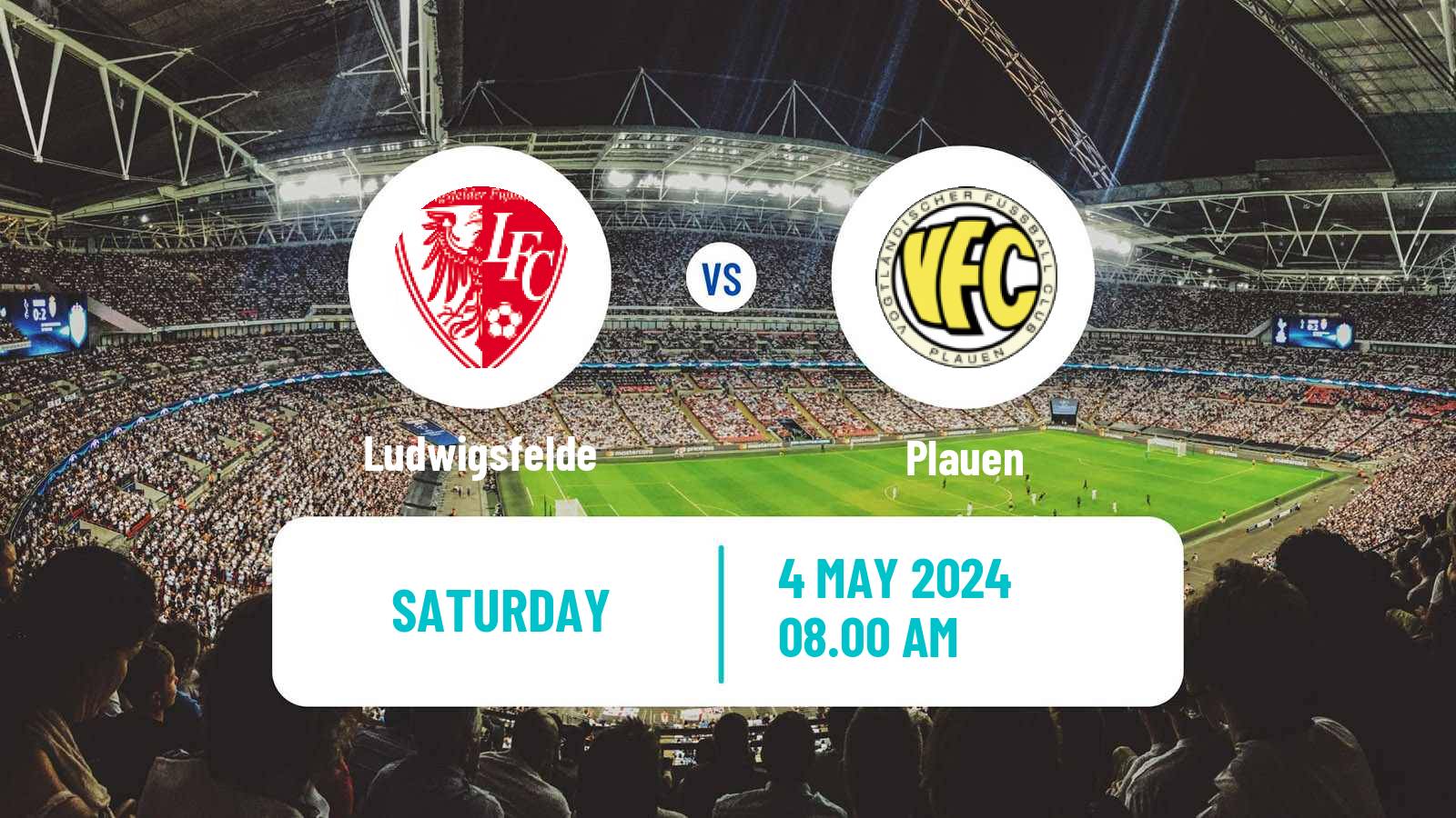 Soccer German Oberliga NOFV- Süd Ludwigsfelde - Plauen