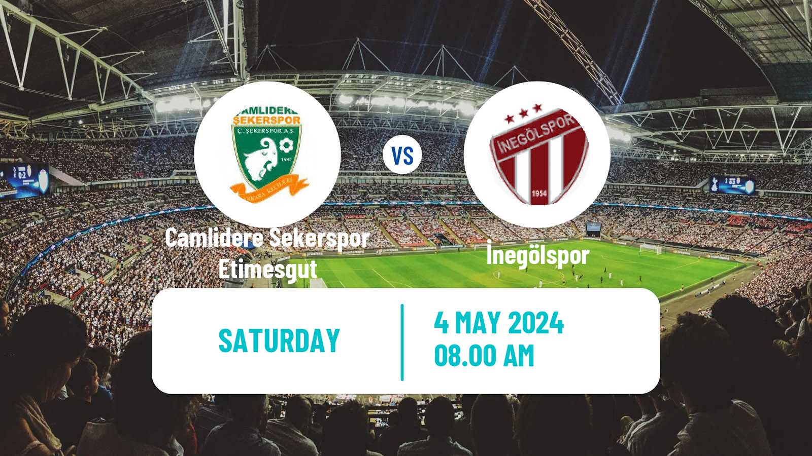 Soccer Turkish Second League Red Group Etimesgut - İnegölspor