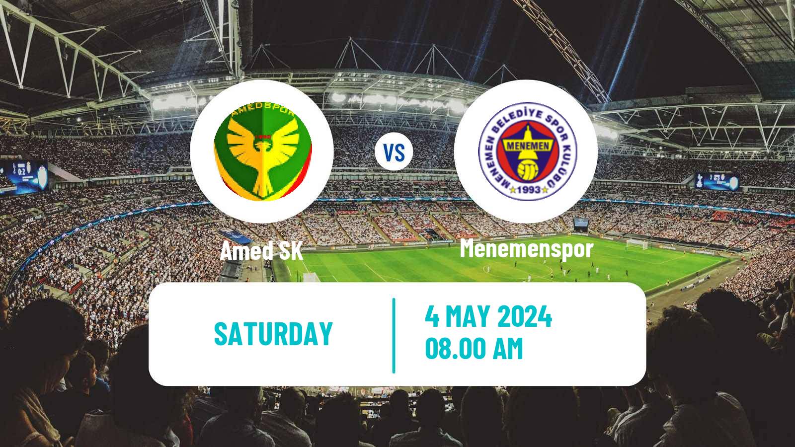 Soccer Turkish Second League Red Group Amed SK - Menemenspor