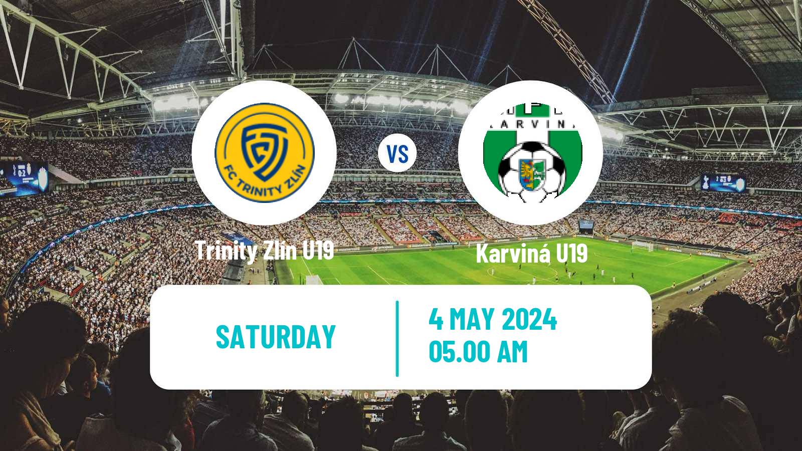 Soccer Czech U19 League Zlín U19 - Karviná U19