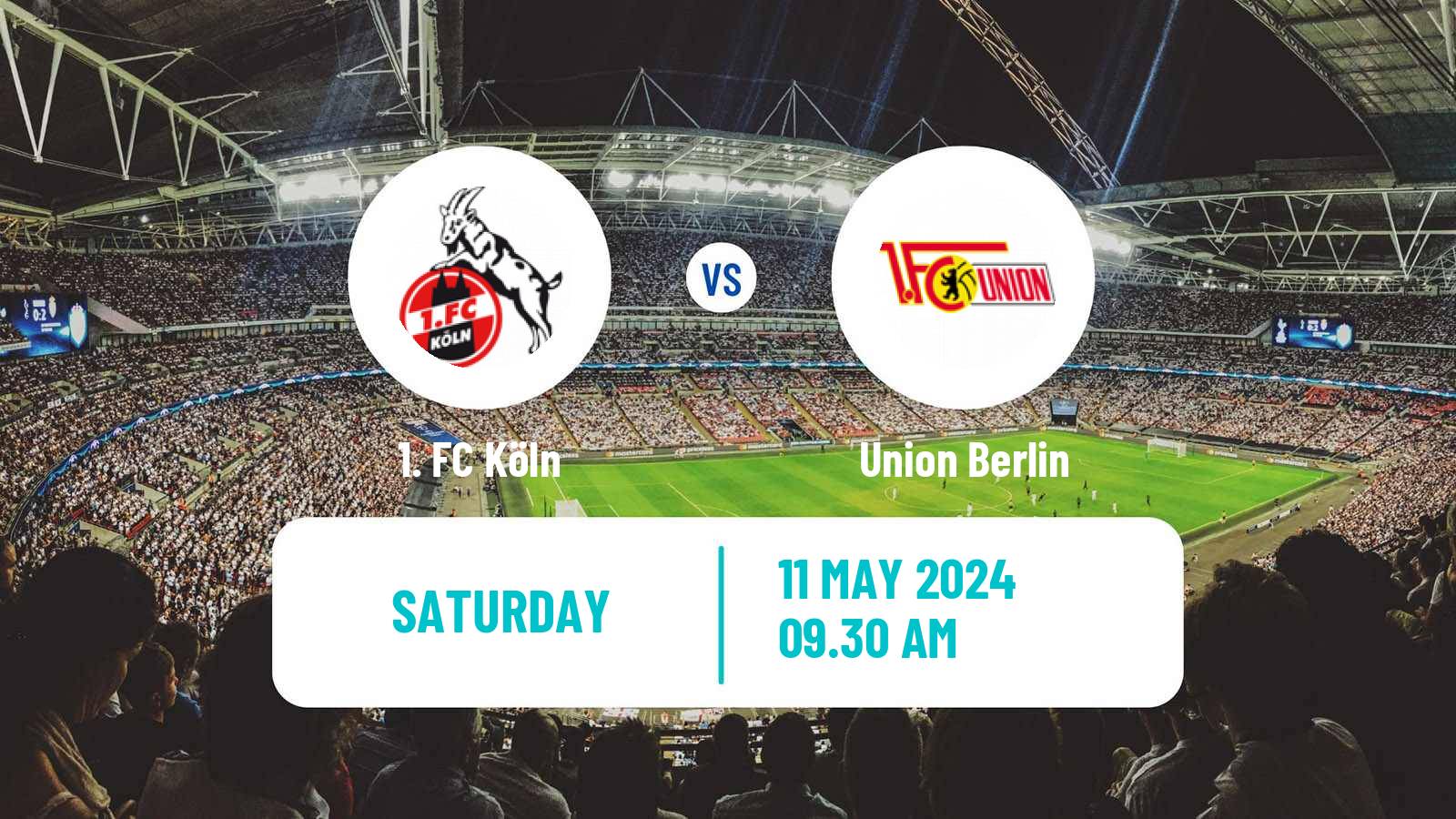Soccer German Bundesliga Köln - Union Berlin