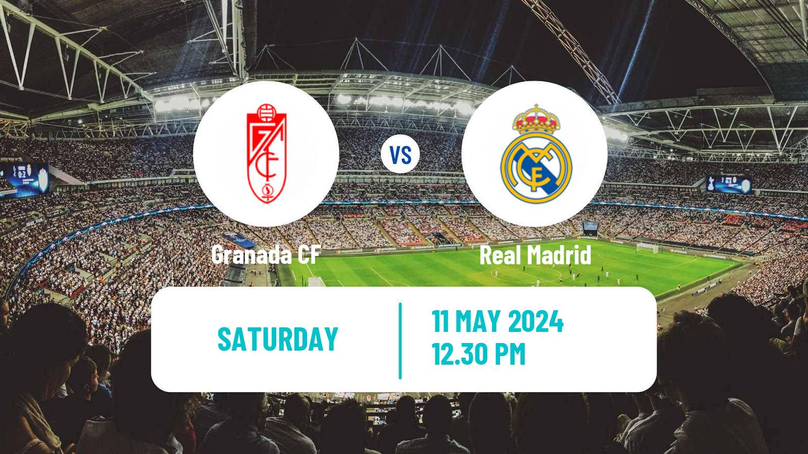 Soccer Spanish LaLiga Granada - Real Madrid