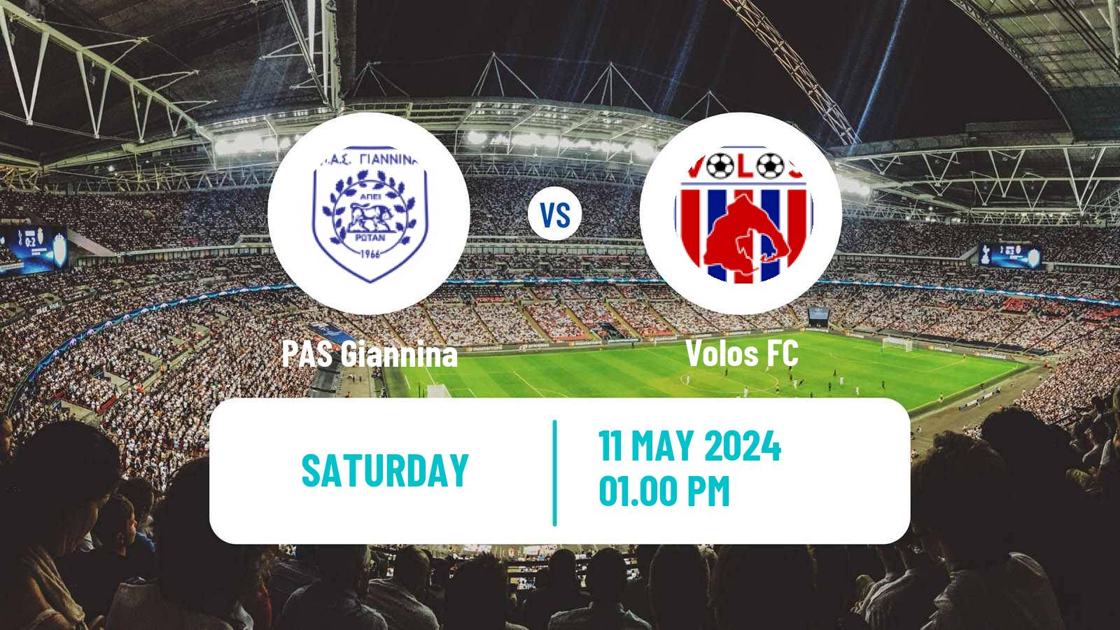 Soccer Greek Super League PAS Giannina - Volos