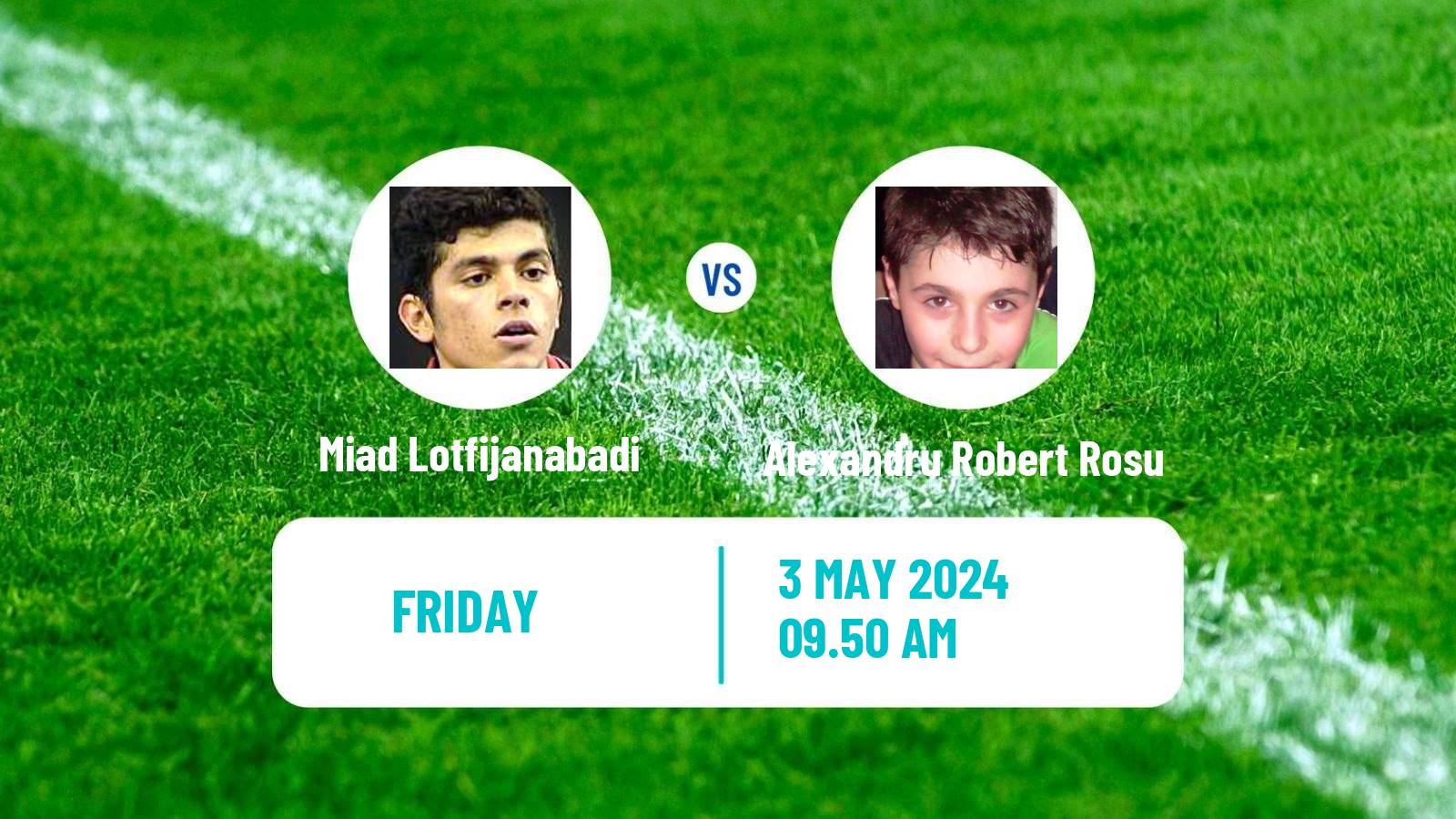Table tennis Tt Star Series Men Miad Lotfijanabadi - Alexandru Robert Rosu