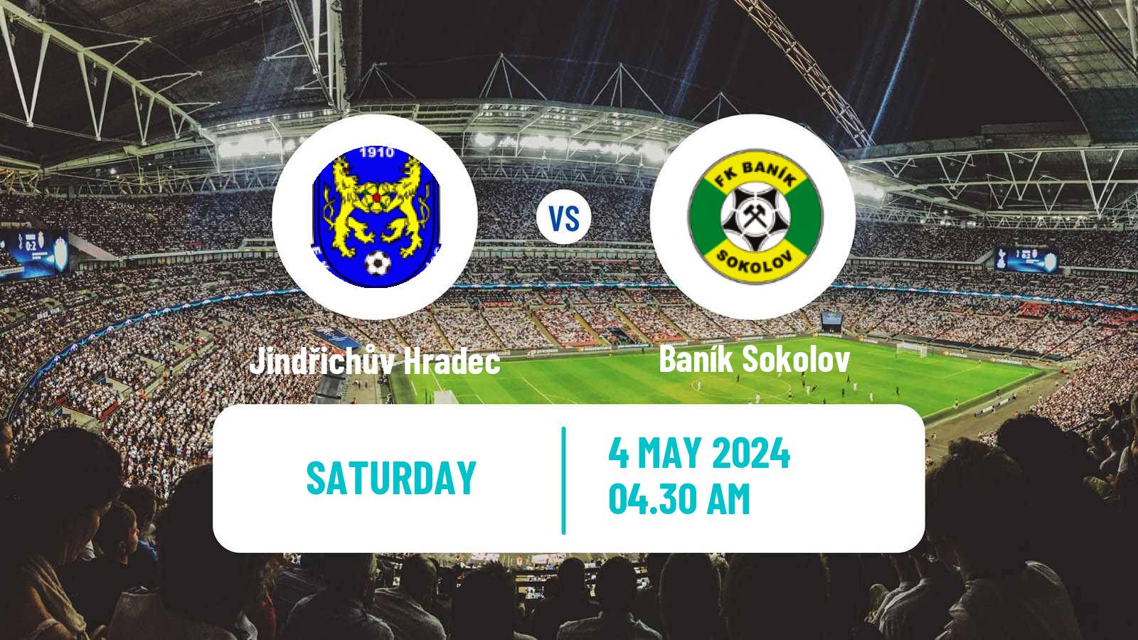 Soccer Czech Division A Jindřichův Hradec - Baník Sokolov