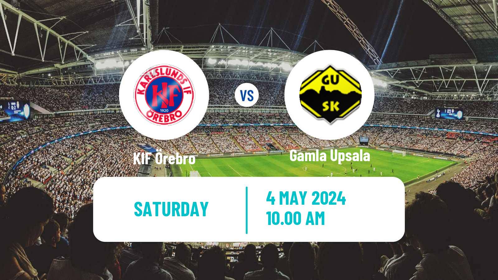 Soccer Swedish Elitettan Women Örebro - Gamla Upsala