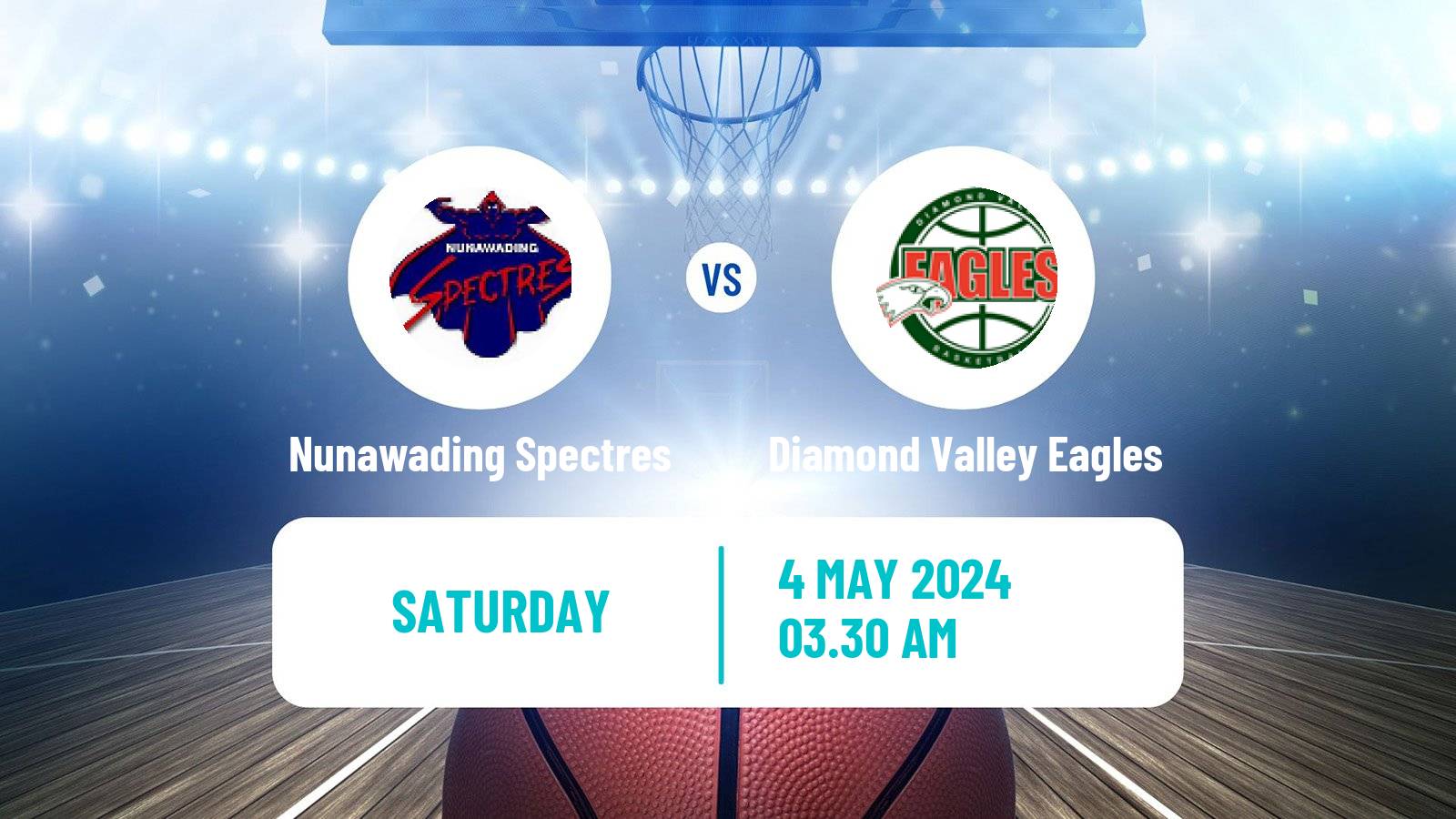 Basketball Australian NBL1 South Women Nunawading Spectres - Diamond Valley Eagles