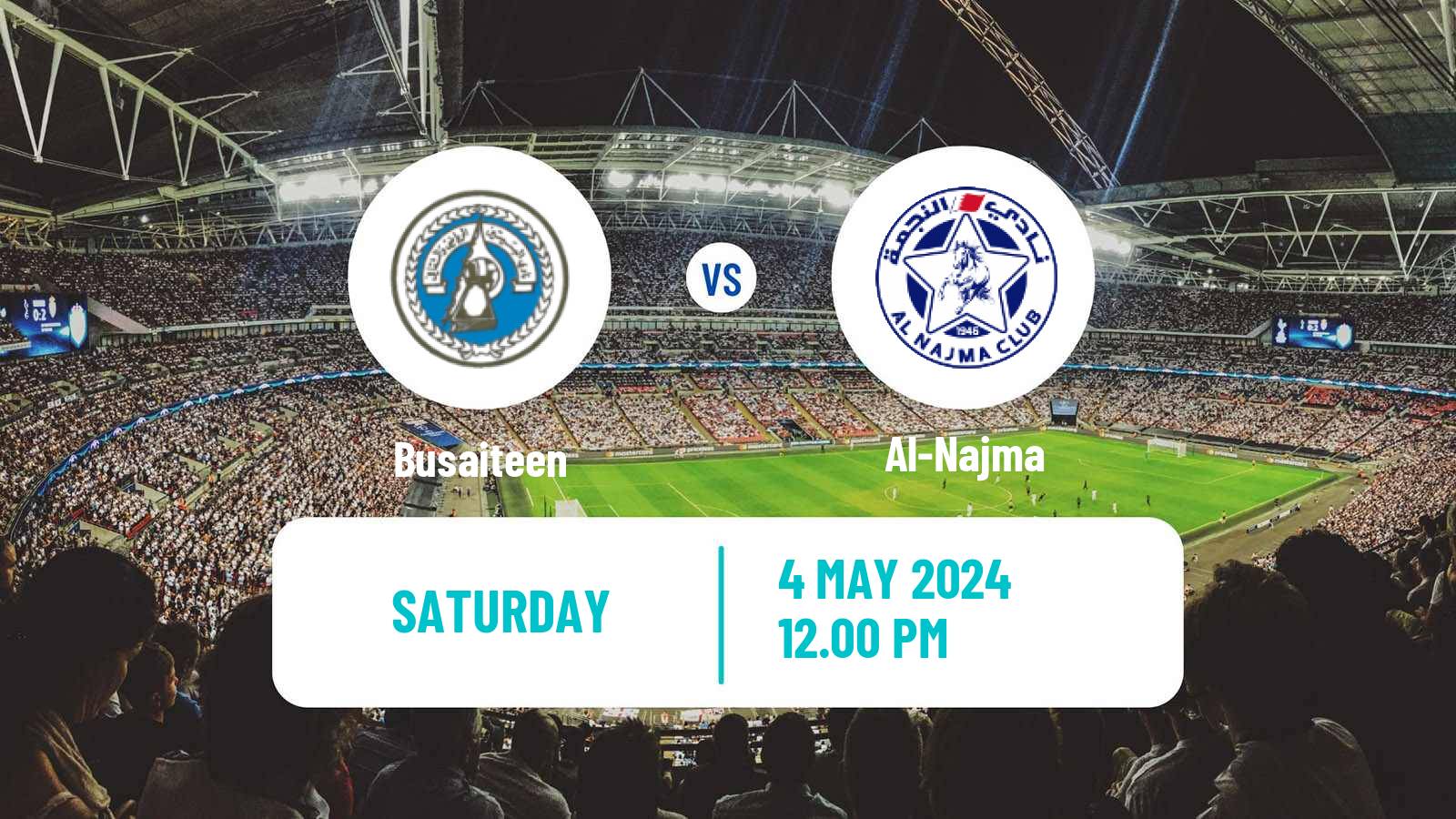 Soccer Bahraini Premier League Busaiteen - Al-Najma