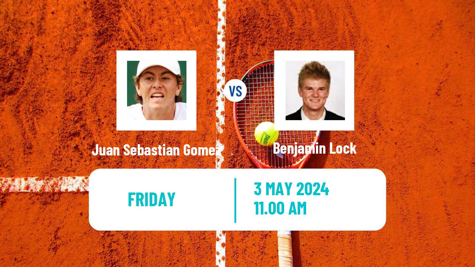 Tennis ITF M25 Anapoima Men Juan Sebastian Gomez - Benjamin Lock